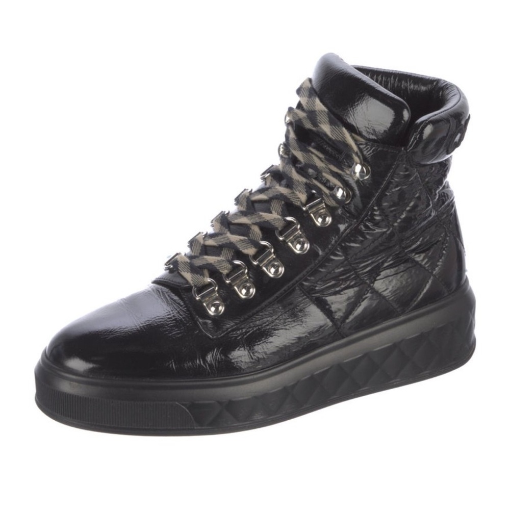 Chanel Quilted Pattern Chunky Sneaker 2018